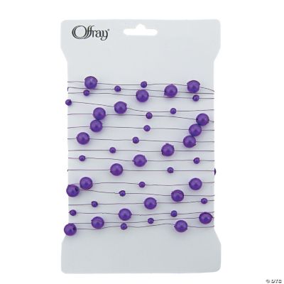 Purple Decorative Strings Of Beads