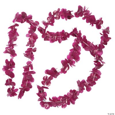 Burgundy Leis