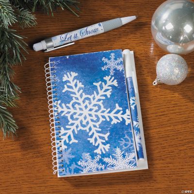Snowflake Notepads & Pens
