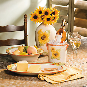 Sunflower Dishes, Home Decor Free Decorating, Free Decorating ...