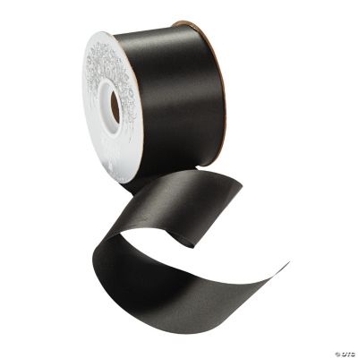 Black Satin Ribbon