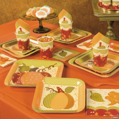 Fall Patchwork Party Supplies