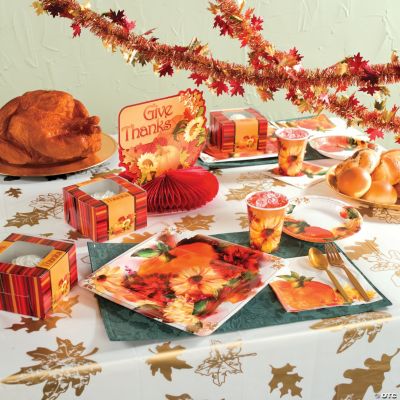 Fall Floral Party Supplies