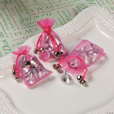 Jingle Bell Organza Bags
