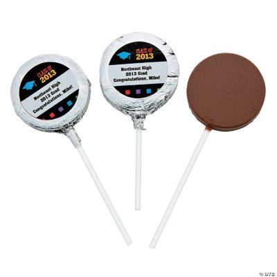 Personalized Class Of 2013 Chocolate Pops