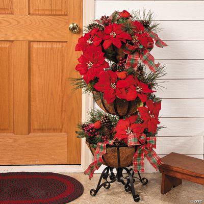 Christmas Flower Basket