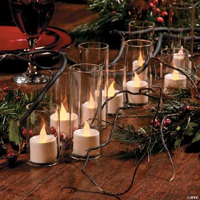 Glass & Candle Tablescape