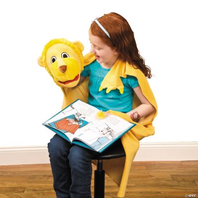 Plush Lion Puppet Friend