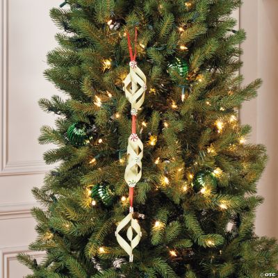 Hanging Sprial & Peppermint Christmas Decoration