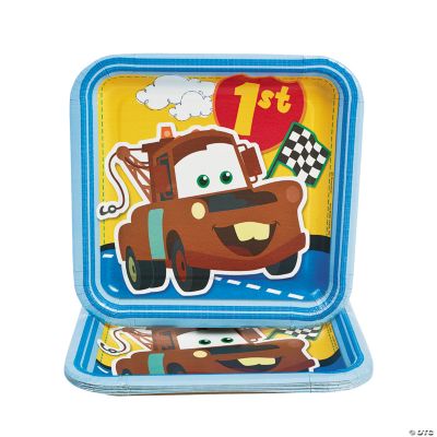 Disney's Cars “1st Birthday” Champ Dessert Plates