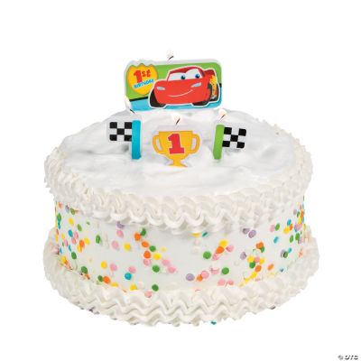 Disney’s Cars “1st Birthday” Champ Molded Candle Set