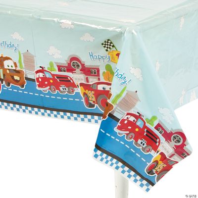 Disney’s Cars “1st Birthday” Champ Table Cover