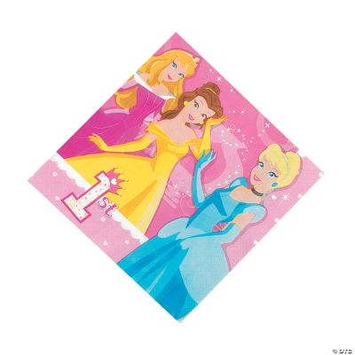 Disney Princess 1st Birthday Luncheon Napkins