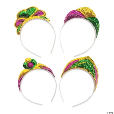 Mardi Gras Sequin Tiaras