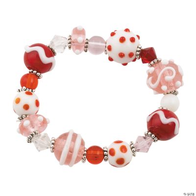 Valentine Lampwork Bracelet