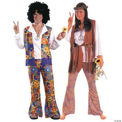 Hippie Man & Hippie Woman Couples Costumes