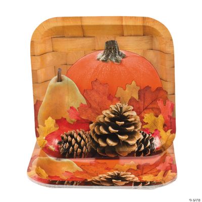 Harvest Basket Dessert Plates