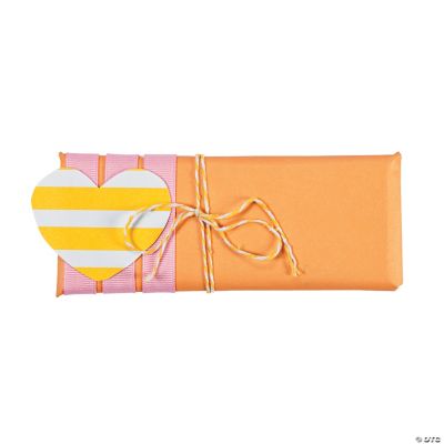 Heart Of Yellow Candy Bar Wrap