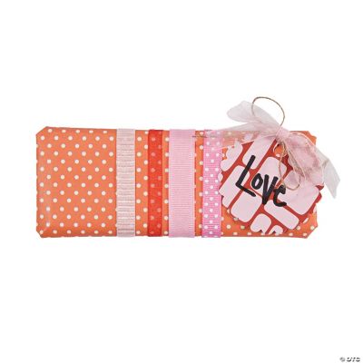Orange Polka Dots of Love Candy Bar Wrap