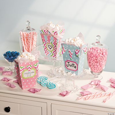 Pastel Popcorn Boxes