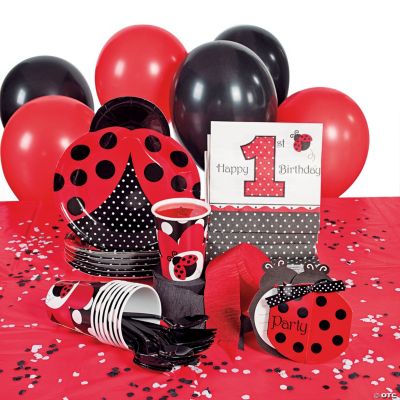1st Birthday Ladybug Fancy Party Supplies