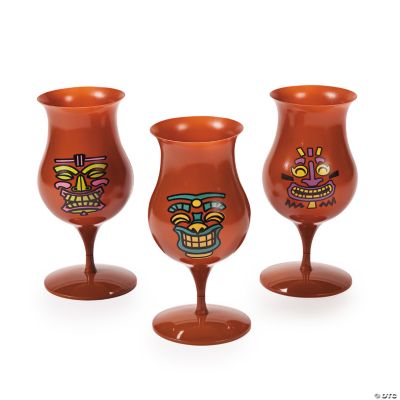 Tiki Hurricane Glasses