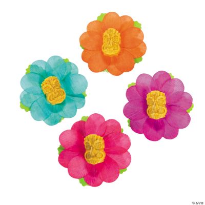 Hibiscus Tiki Hair Clips