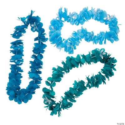 Cool Tone Metallic Lei Assortment