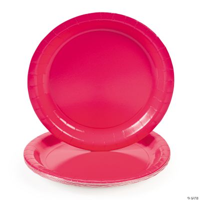 Hot Magenta Dinner Plates