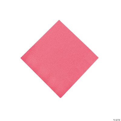Hot Magenta Beverage Napkins