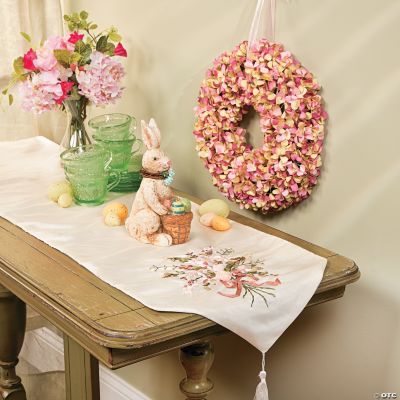 Pink Hydrangea Floral Wreath