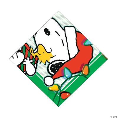Peanuts™ Holiday Lights Luncheon Napkins