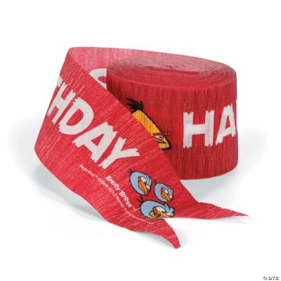 Angry Birds Crepe Streamers