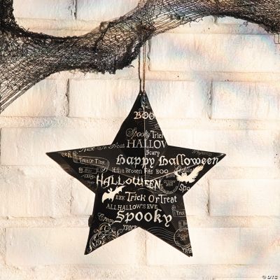 Halloween Print Barn Star
