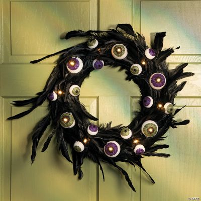 Eyeball Feather Wreath