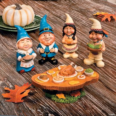 Pilgrim & Native American Gnomes Feast