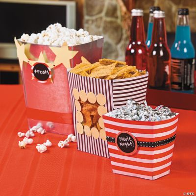 Movie Night Treat Buckets