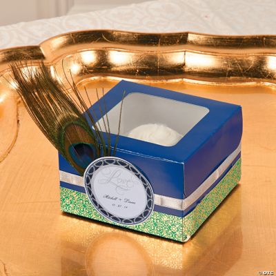 Peacock Cupcake Boxes
