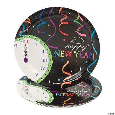 Wild New Year Dessert Plates