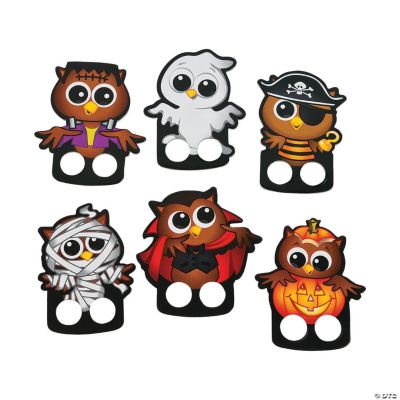 Halloween Owl Finger Puppets, Hand & Finger Puppets, Novelty Toys, Toys
