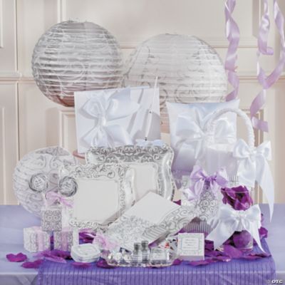 Grey & White Swirl Wedding Collection
