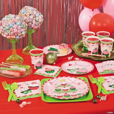 Christmas Cupcake Party Supplies