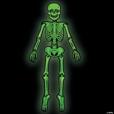 Large GlowintheDark Jointed Skeleton Oriental Trading