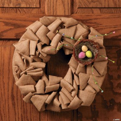 DIY Natural Easter Wreath