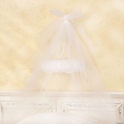 DIY White Bed Canopy