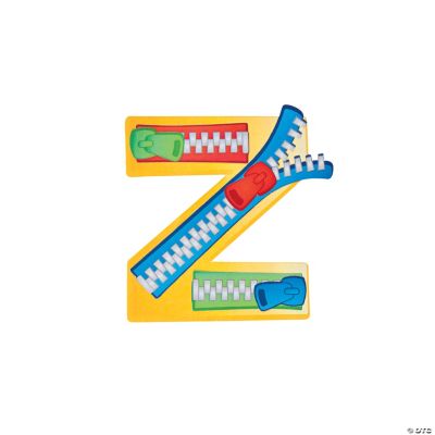 Lowercase “Z Is For Zipper” Craft Kit