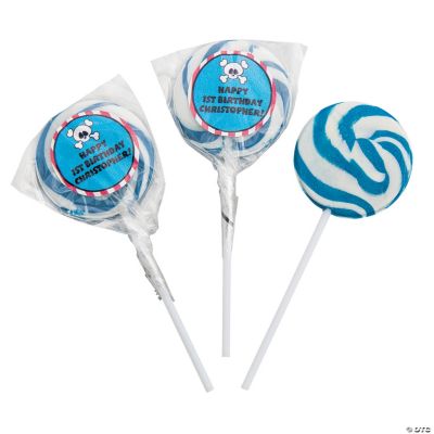 Personalized First Mate Swirl Pops