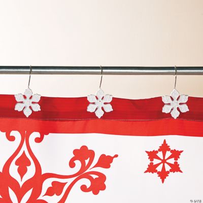 Holiday Snowflake Shower Hooks