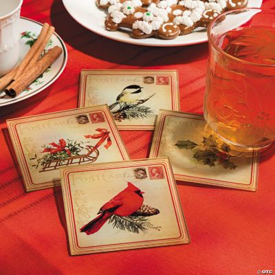 Holiday Postcard Coasters