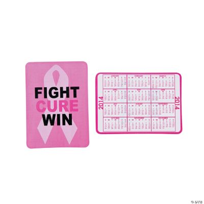 2014 Pink Ribbon Wallet Card Calendars